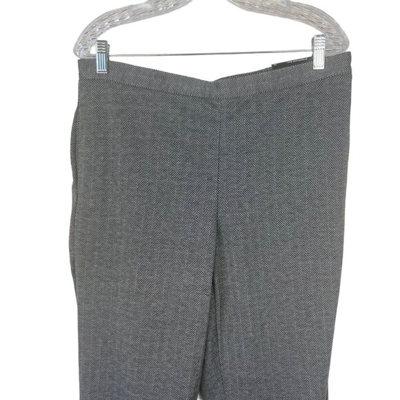Alfred Dunner Pull On Pants Womens Gray Medium Elastic Classic Fit New - Picture 3 of 10